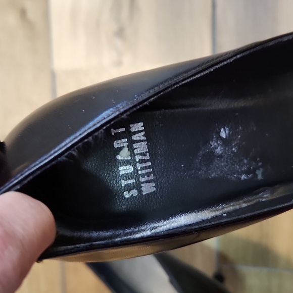Stuart Weitzman black leather pumps size 7N made in Spain classic - Picture 10 of 15